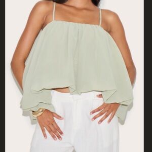 Elegant Cream Women's Top